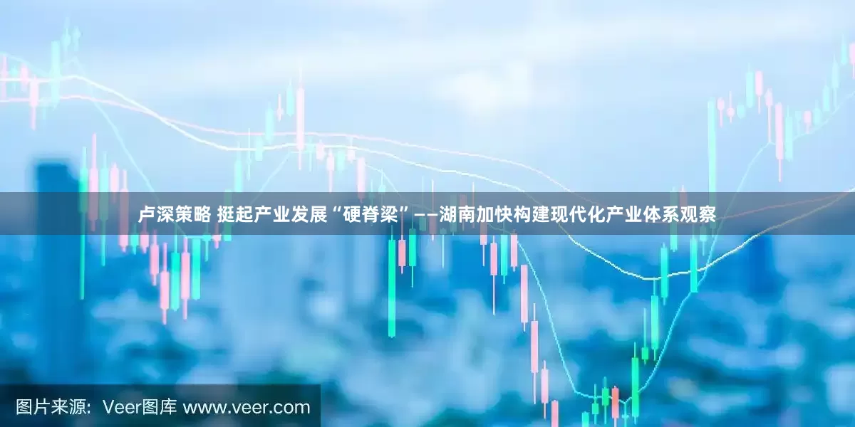卢深策略 挺起产业发展“硬脊梁”——湖南加快构建现代化产业体系观察